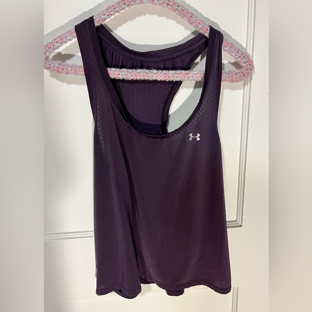 Under Armour Dark Purple Athletic Tank